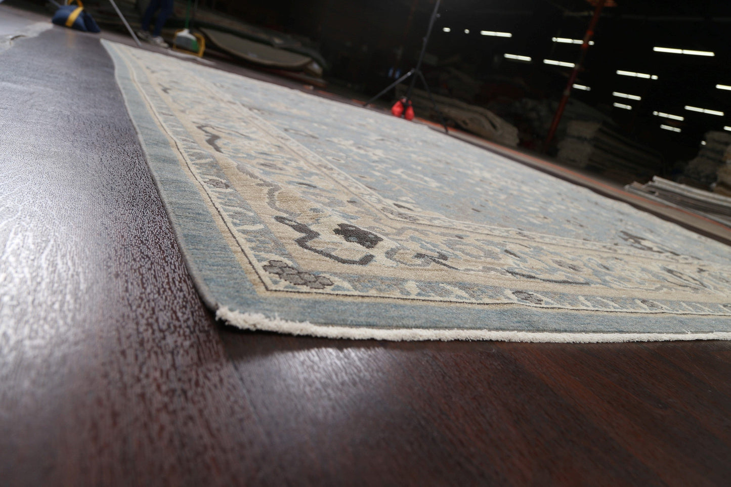 Silver Washed Ziegler Turkish Area Rug 9x12