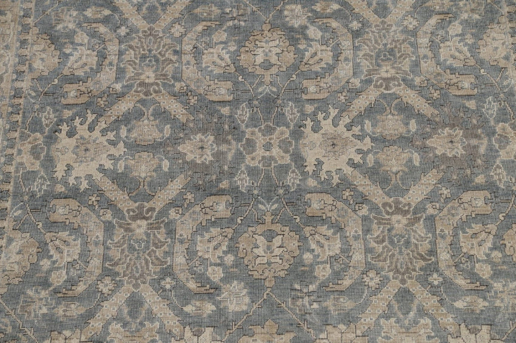 Silver Washed Ziegler Turkish Area Rug 7x10