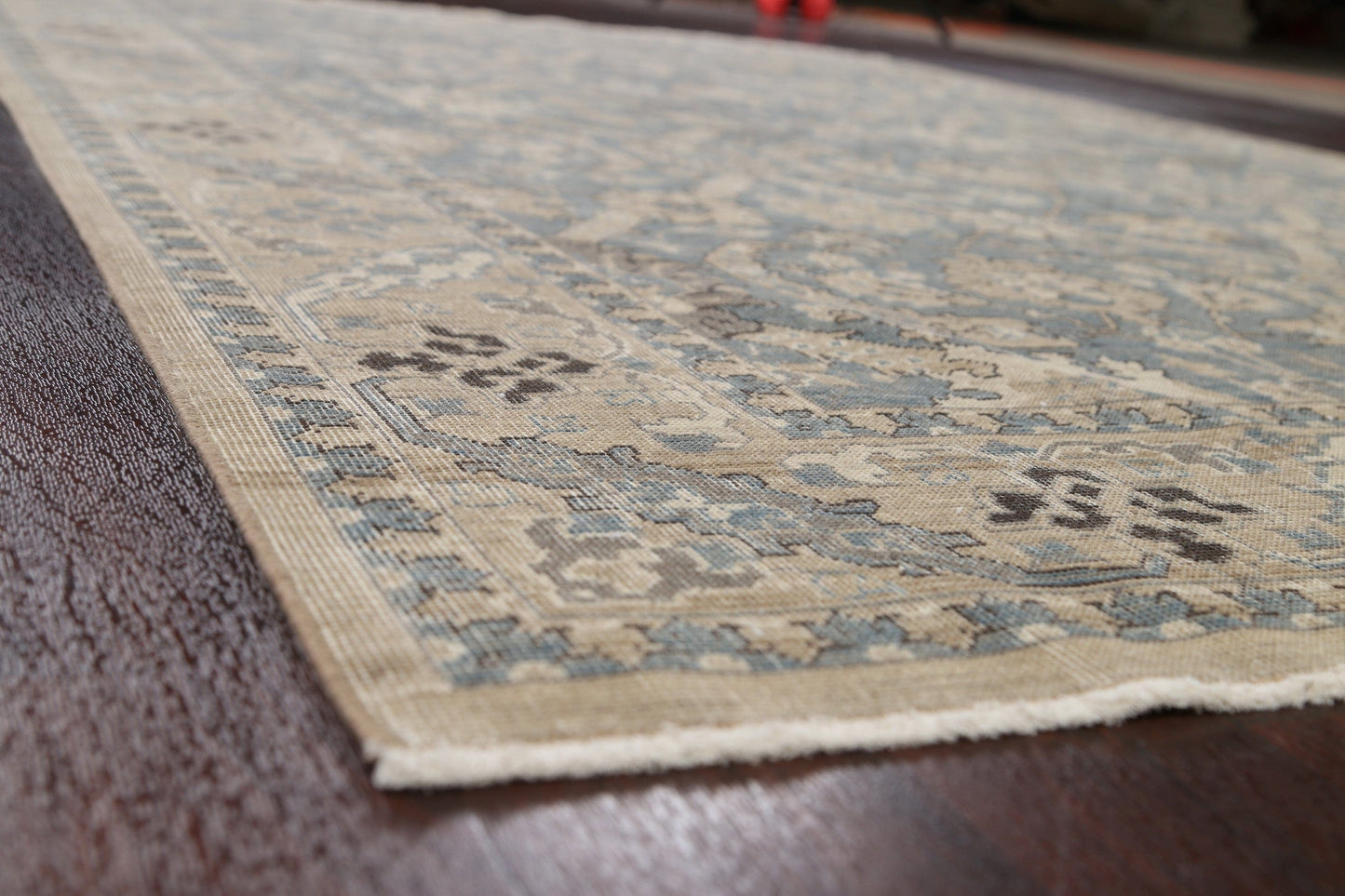 Silver Washed Ziegler Turkish Area Rug 7x10