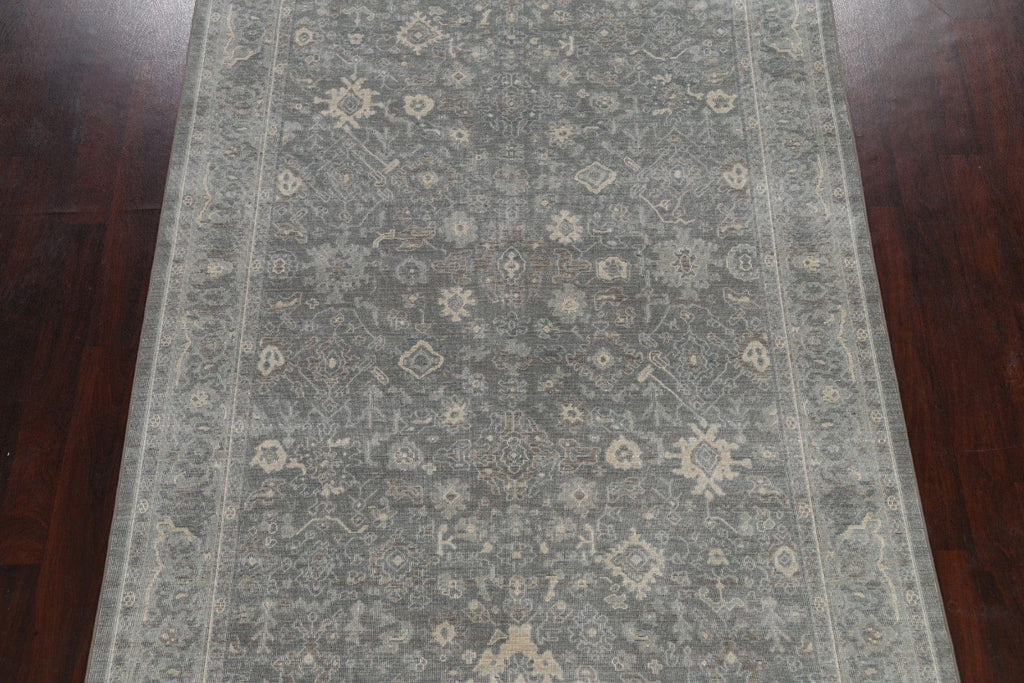 Silver Washed Ziegler Turkish Area Rug 7x10