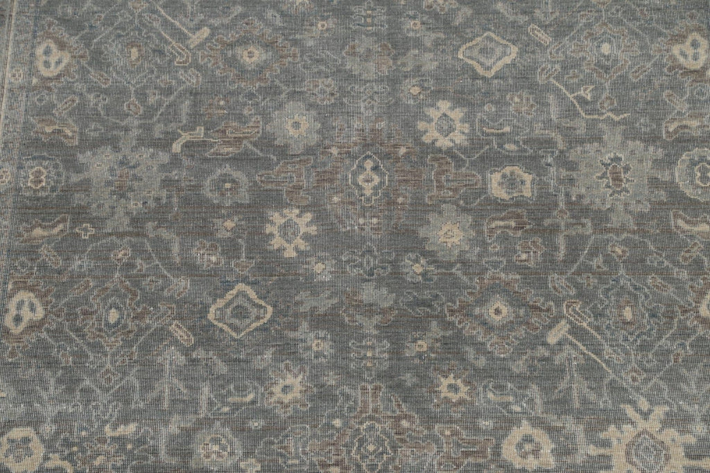 Silver Washed Ziegler Turkish Area Rug 7x10