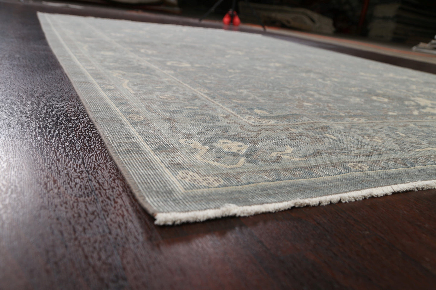 Silver Washed Ziegler Turkish Area Rug 7x10