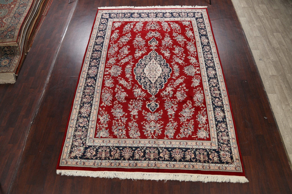 Floral Red Aubusson Oriental Area Rug 8x12