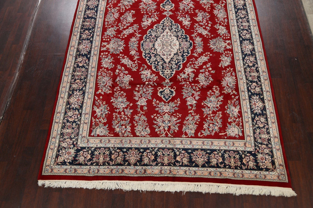 Floral Red Aubusson Oriental Area Rug 8x12