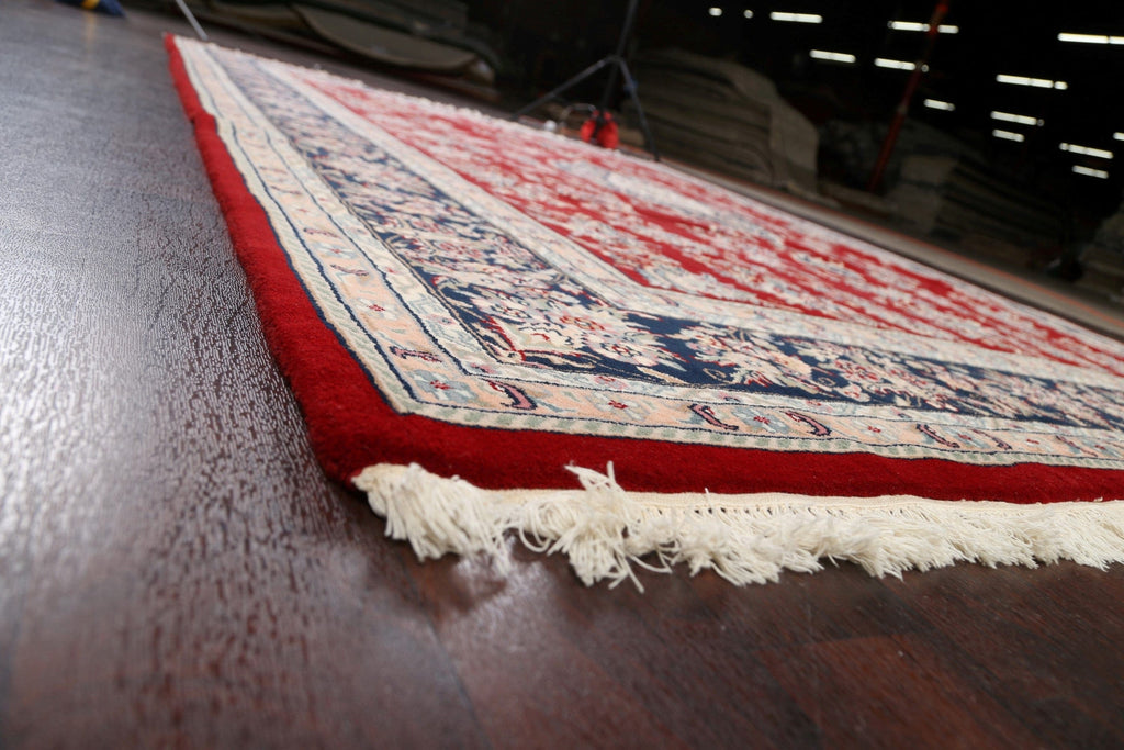 Floral Red Aubusson Oriental Area Rug 8x12