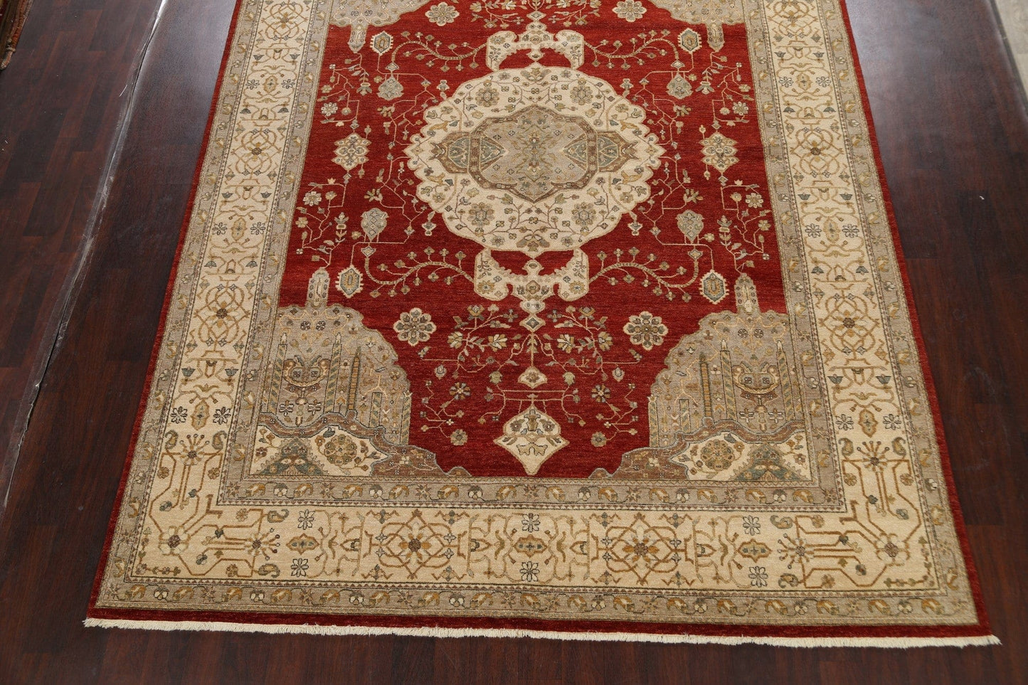 Geometric Peshawar Oriental Area Rug 9x12