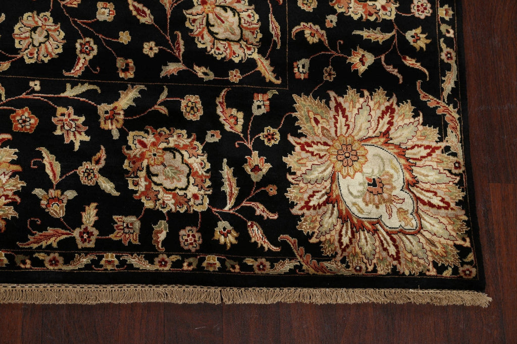 Vegetable Dye Floral Agra Oriental Area Rug 8x10 FINE