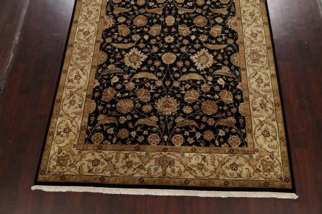 Vegetable Dye Floral Agra Oriental Area Rug 8x10 FINE