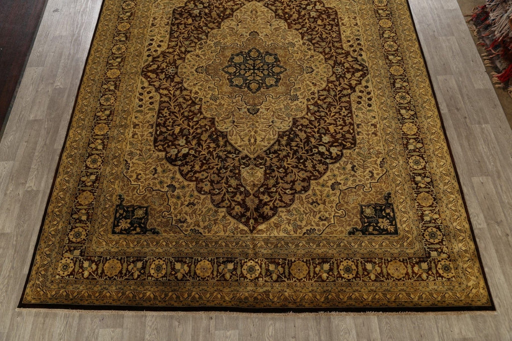 100% Vegetable Dye Tabriz Haj Jalili Persian Area Rug 10x14