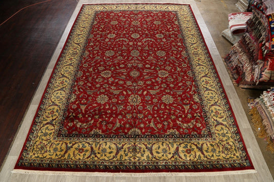 Fine 100% Vegetable DyeKashan Oriental Area Rug 12x18