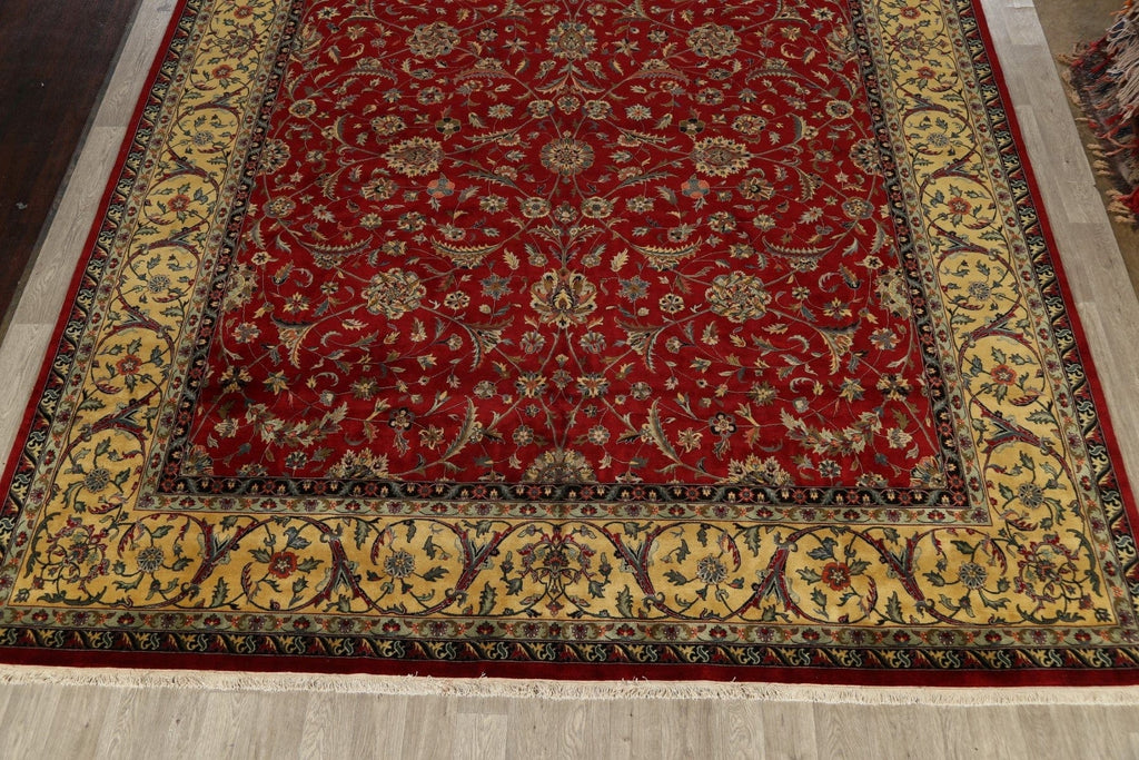 Fine 100% Vegetable DyeKashan Oriental Area Rug 12x18