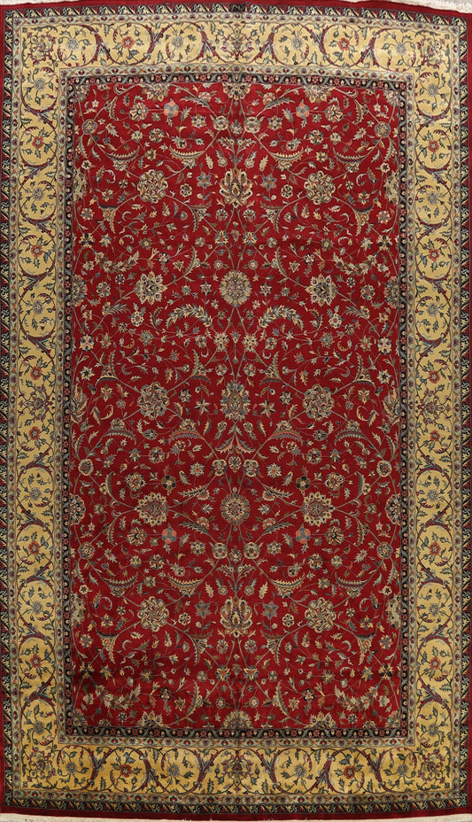 Fine 100% Vegetable DyeKashan Oriental Area Rug 12x18