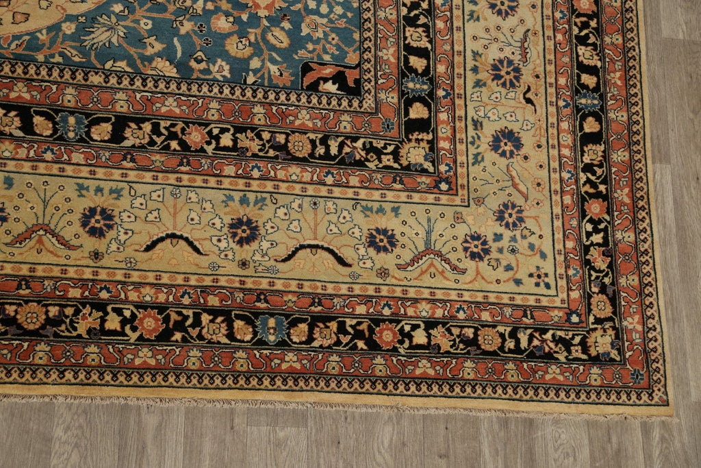 Large Vegetable Dye Tabriz Haj Jalili Persian Area Rug 12x16