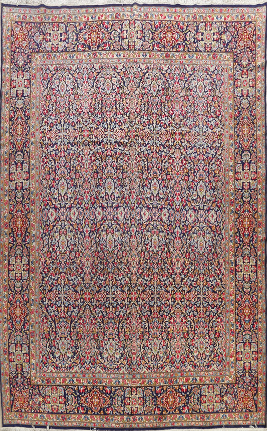 100% Vegetable DyeKerman Lavar Persian Area Rug 10x13