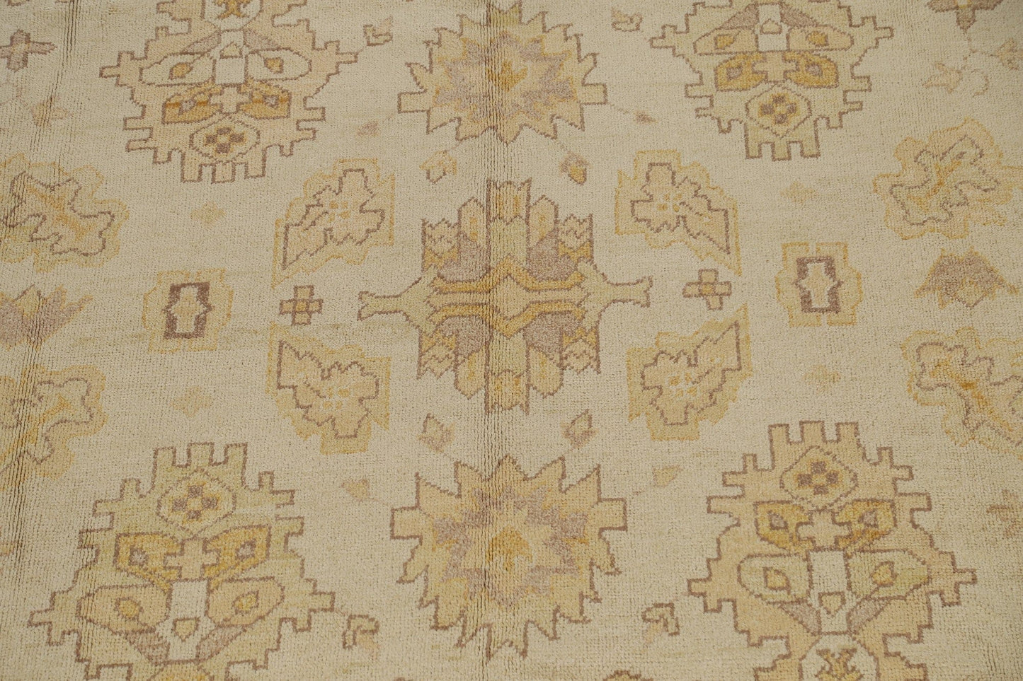 Geometric Oushak Chobi Oriental Area Rug 9x12