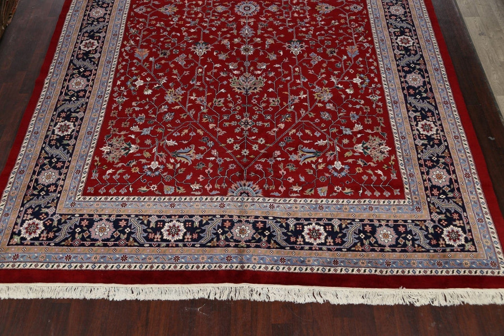 Vegetable Dye Floral Heriz Oriental Area Rug 12x18