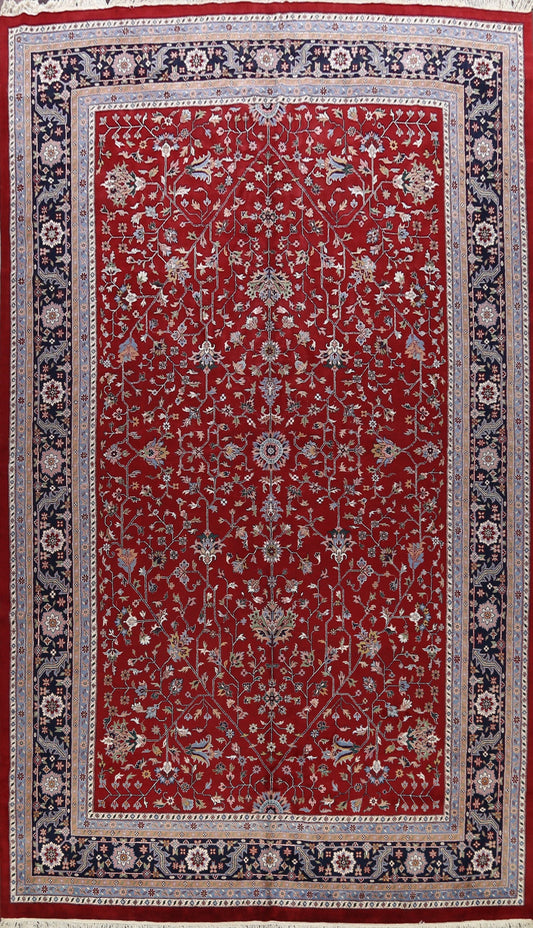 Vegetable Dye Floral Heriz Oriental Area Rug 12x18