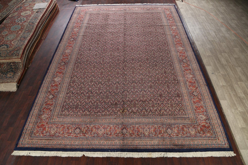 All-Over Vegetable Dye Herati Oriental Area Rug 12x18