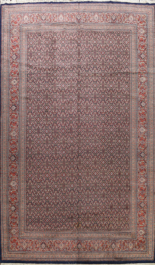 All-Over Vegetable Dye Herati Oriental Area Rug 12x18