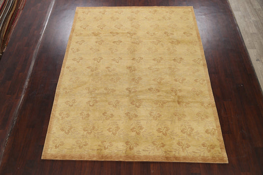 All-Over Floral Gabbeh Kashkoli Oriental Area Rug 8x10