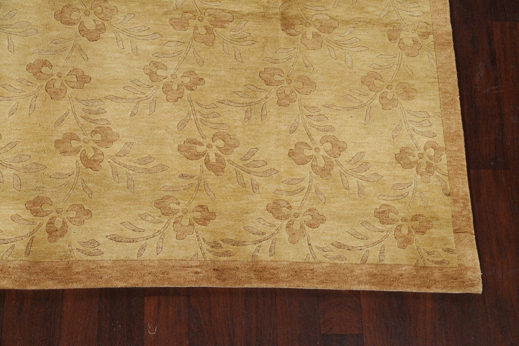 All-Over Floral Gabbeh Kashkoli Oriental Area Rug 8x10