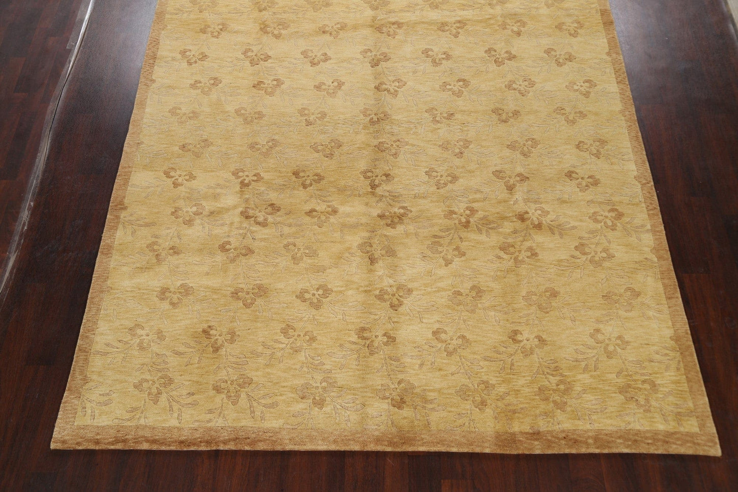 All-Over Floral Gabbeh Kashkoli Oriental Area Rug 9x12