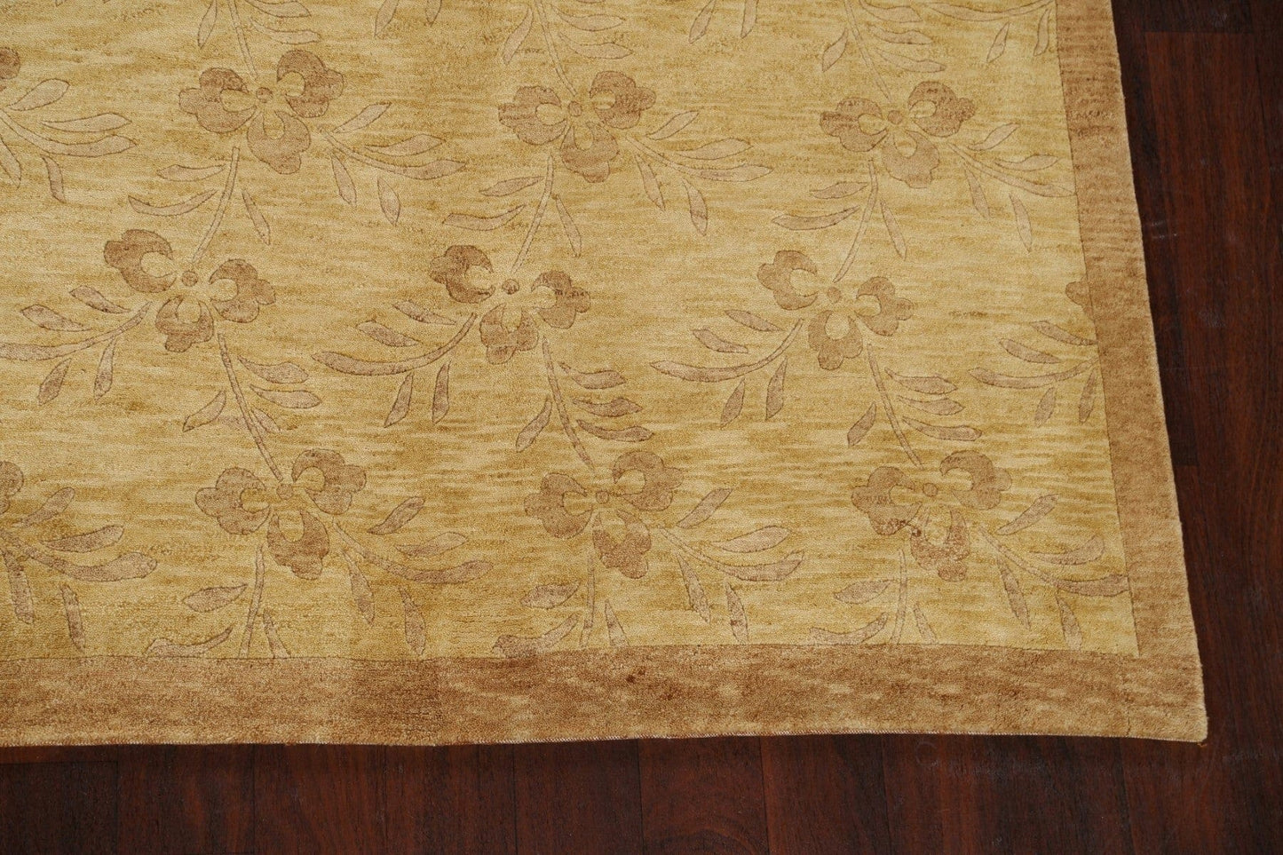 All-Over Floral Gabbeh Kashkoli Oriental Area Rug 9x12