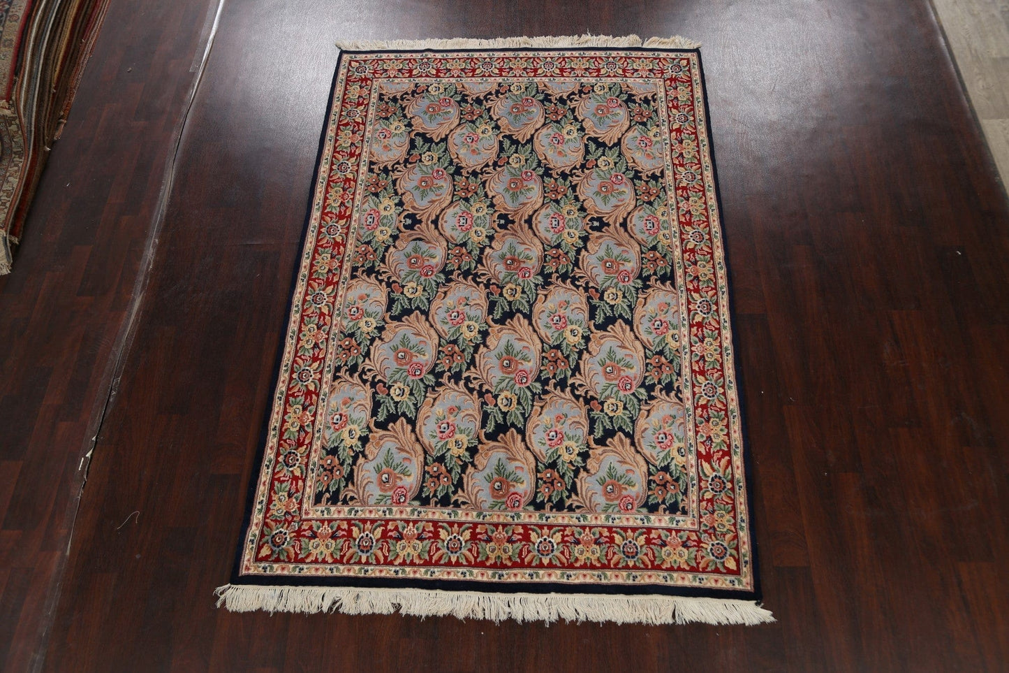 Vegetable Dye Floral Aubusson Oriental Area Rug 6x9