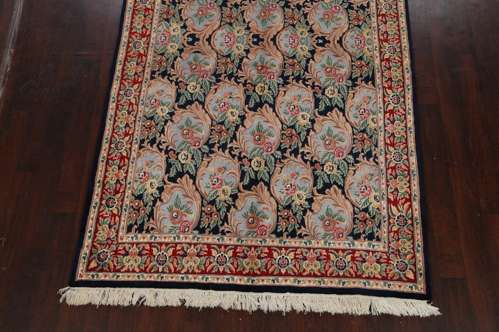 Vegetable Dye Floral Aubusson Oriental Area Rug 6x9