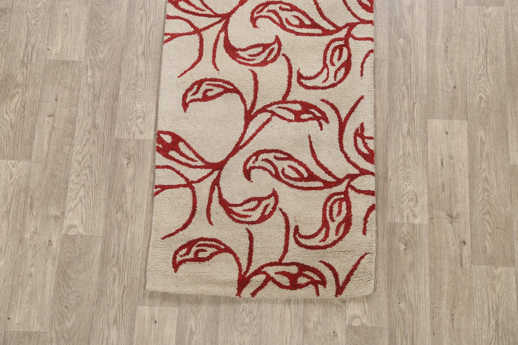 Transitional Hand-tufted Runner Rug 3x8