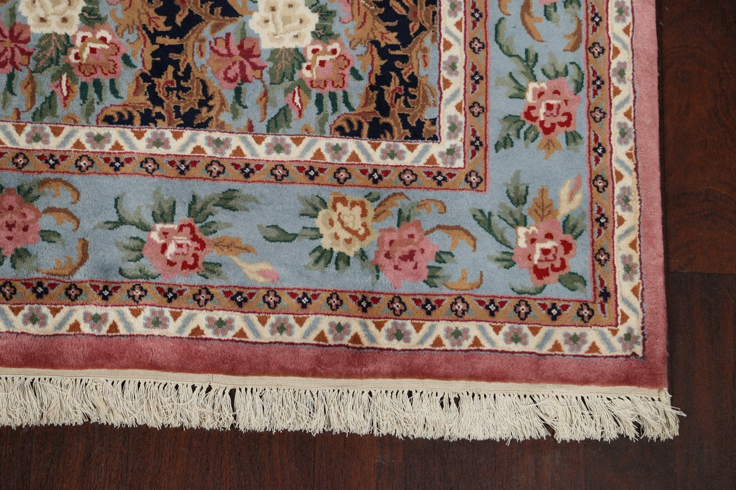 Vegetable Dye Floral Aubusson Oriental Area Rug 6x9