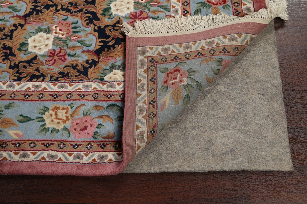 Vegetable Dye Floral Aubusson Oriental Area Rug 6x9