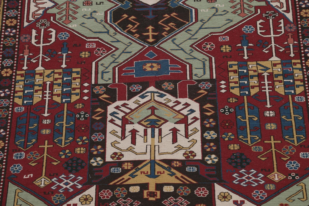 Tribal Geometric Sumak Persian Area Rug 6x9