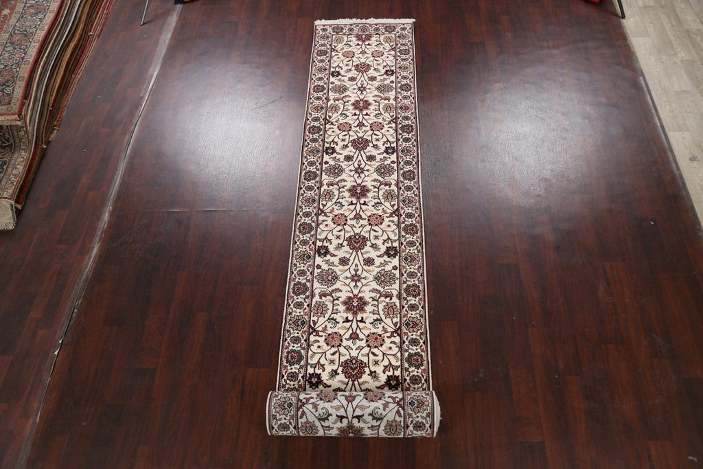 All-Over Floral Kashan Oriental Runner Rug 3x20