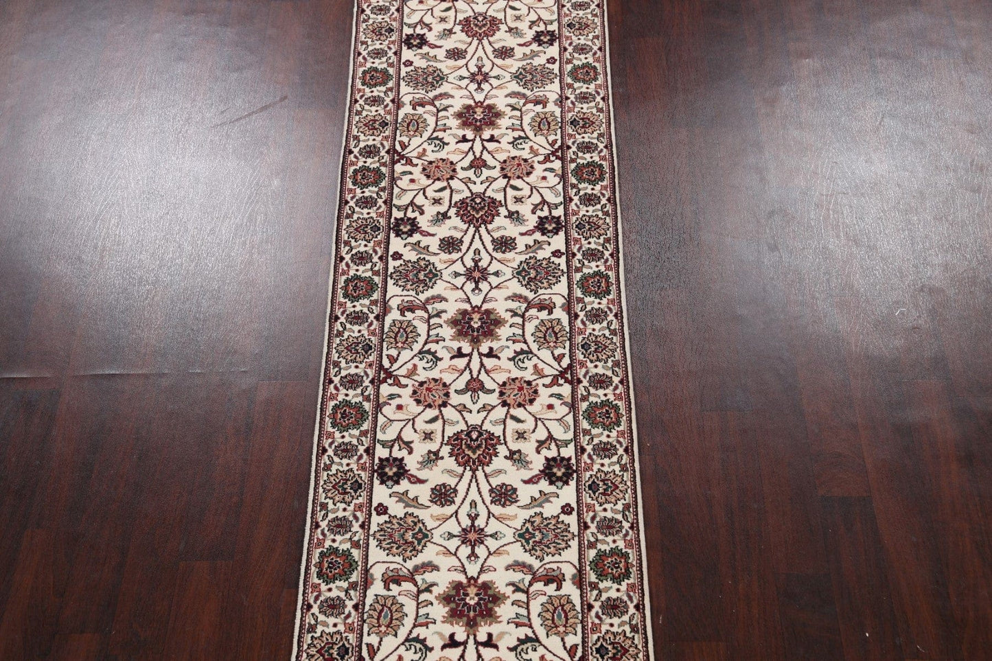 All-Over Floral Kashan Oriental Runner Rug 3x20