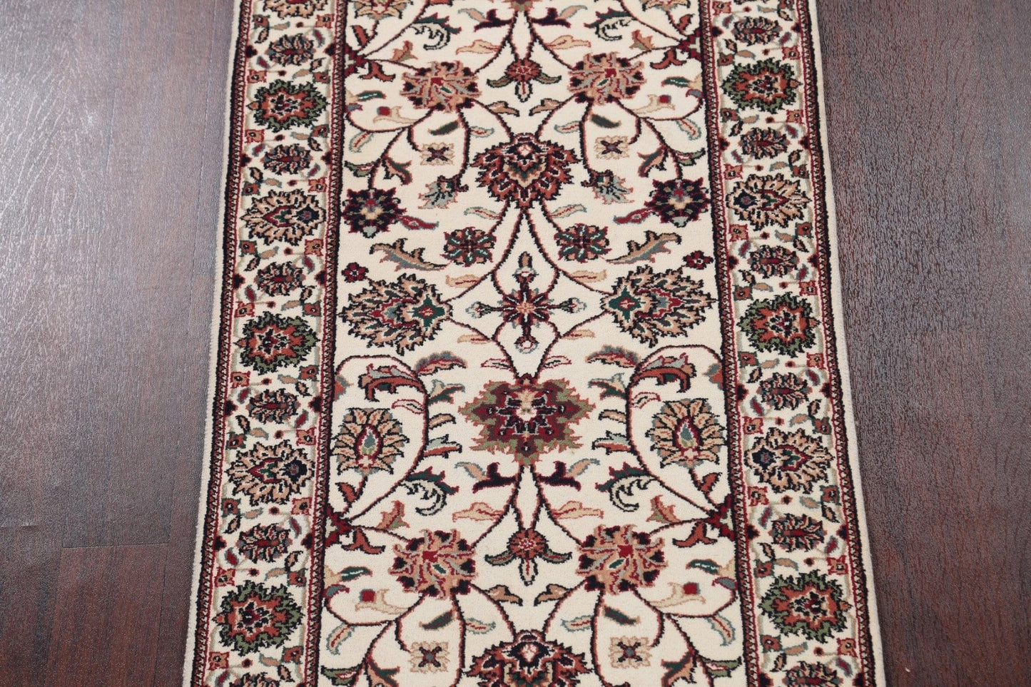 All-Over Floral Kashan Oriental Runner Rug 3x20