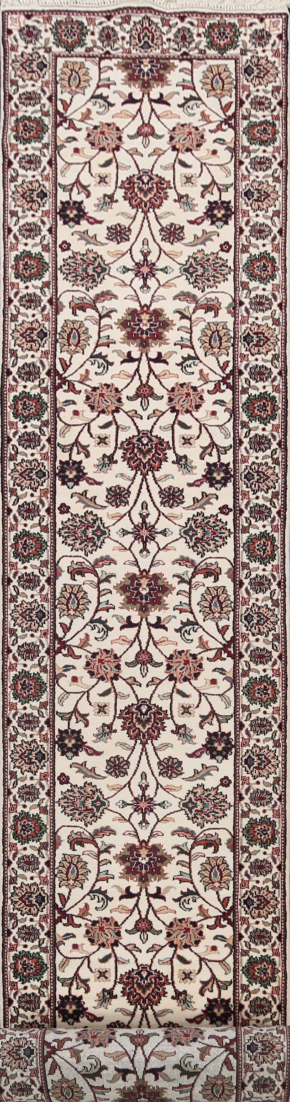 All-Over Floral Kashan Oriental Runner Rug 3x20