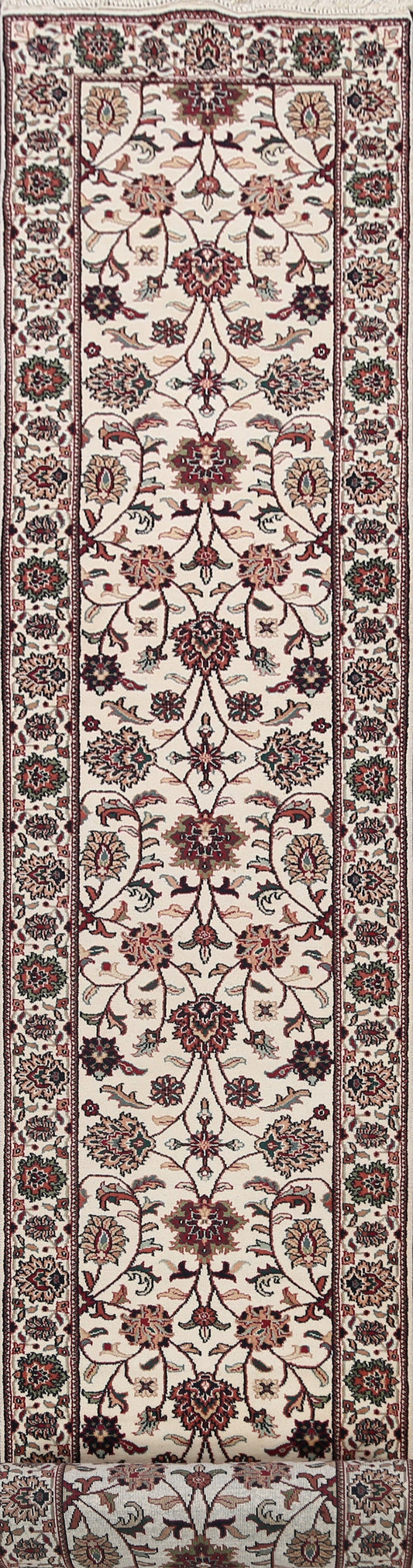 All-Over Floral Kashan Oriental Runner Rug 3x20