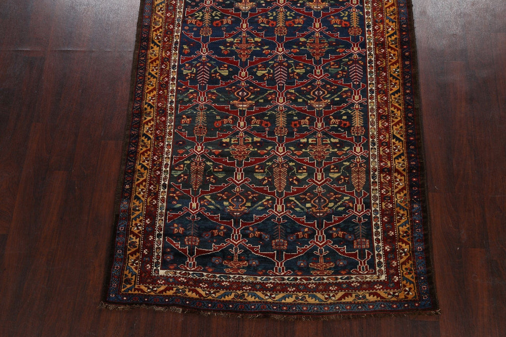 Antique 100% Vegetable Dye Bakhtiari Persian Area Rug 5x9