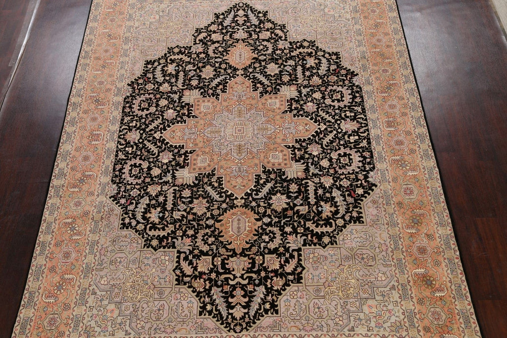 100% Vegetable Dye Tabriz Signed Persian Area Rug 8x12