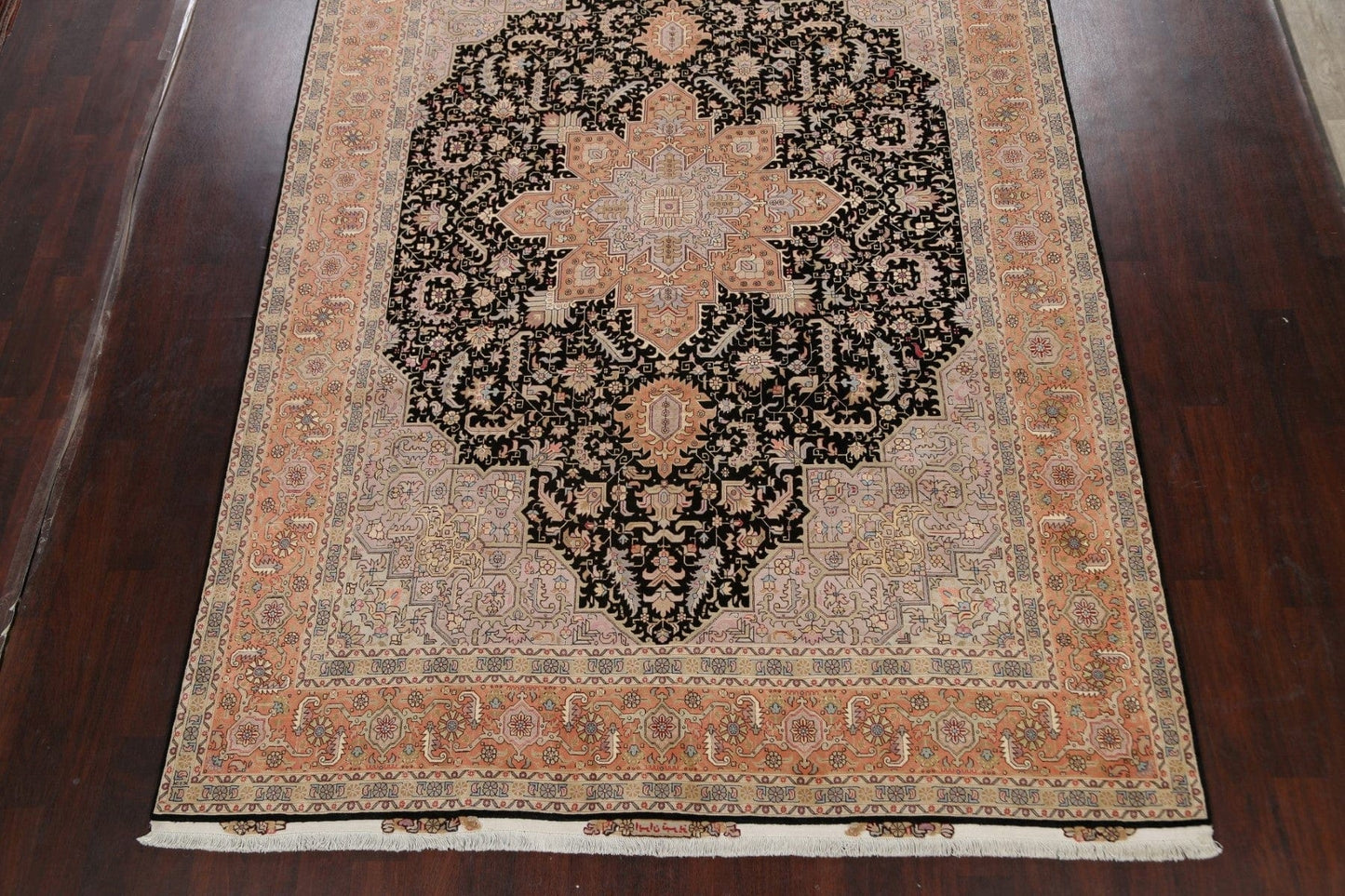 100% Vegetable Dye Tabriz Signed Persian Area Rug 8x12