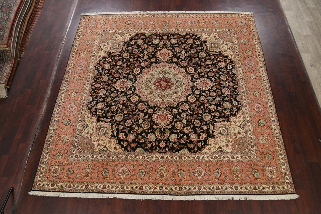 100% Vegetable Dye Tabriz Persian Area Rug 10x10 Square