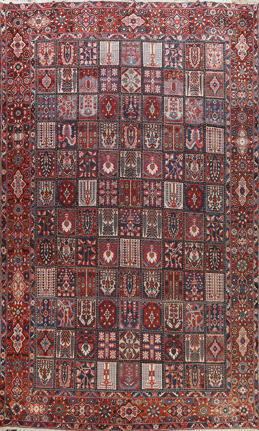 100% Vegetable Dye Antique Bakhtiari Persian Area Rug 12x16