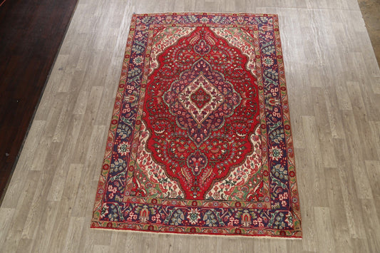 Floral Tabriz Persian Area Rug 7x10