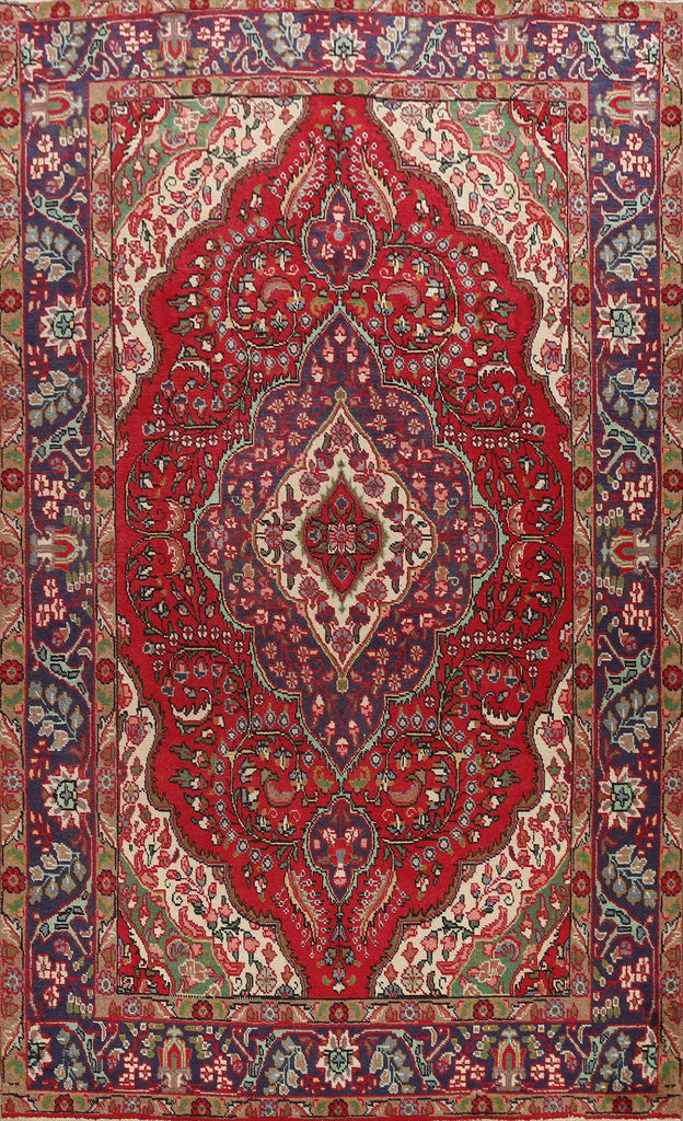 Floral Tabriz Persian Area Rug 7x10