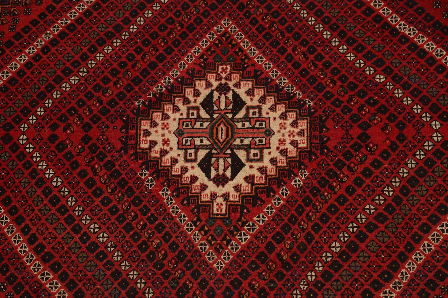 Geometric Qashqai Persian Area Rug 7x10