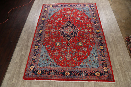 Floral Sarouk Persian Area Rug 9x13