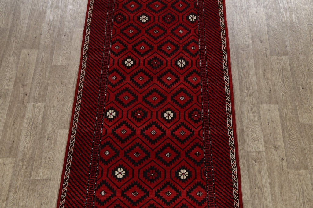 Geometric Turkoman Persian Area Rug 4x9