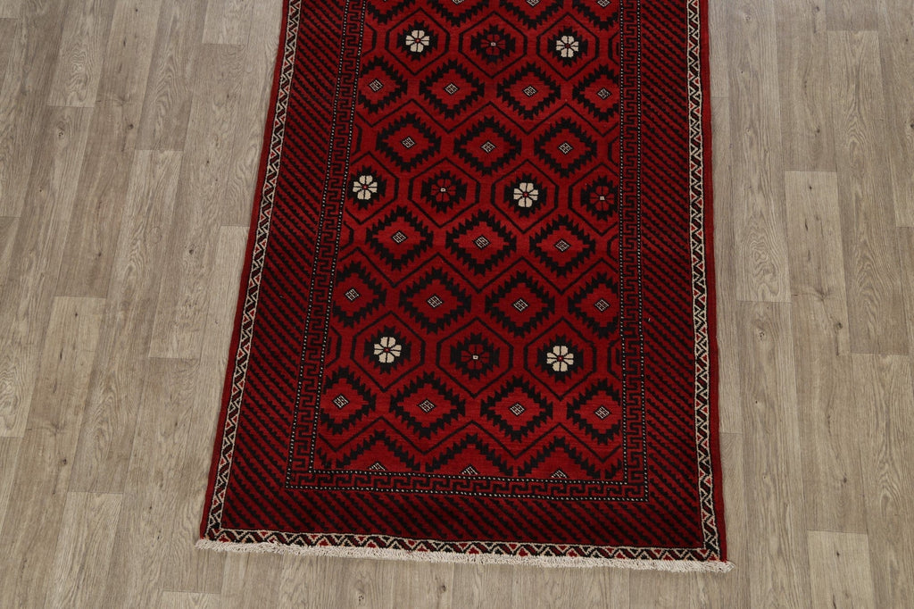 Geometric Turkoman Persian Area Rug 4x9