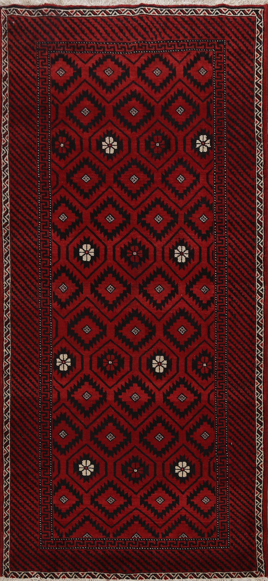 Geometric Turkoman Persian Area Rug 4x9